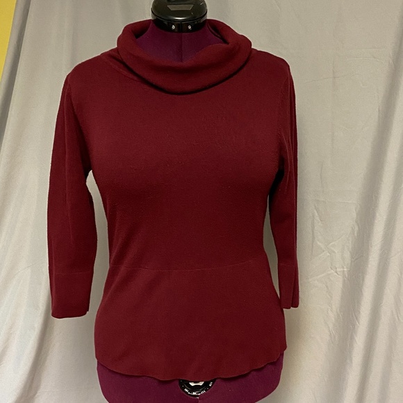 Laura Leigh Ltd turtleneck cowl neck sweater - Picture 1 of 4